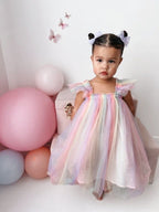 Vestido encanto pastel