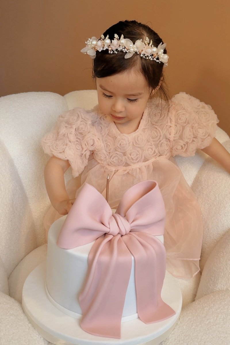 Vestido rosa | | Ropa de bebé y niña | El Closet de Emma Imagen principal del producto