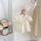 Vestido Ivory Encaje Premium con Perlas