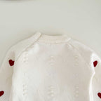 Conjunto Sweater Corazones con Falda Tul – Rojo Amor