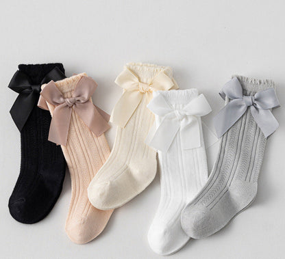 Medias con Lazos y Encajes - BabyYuval