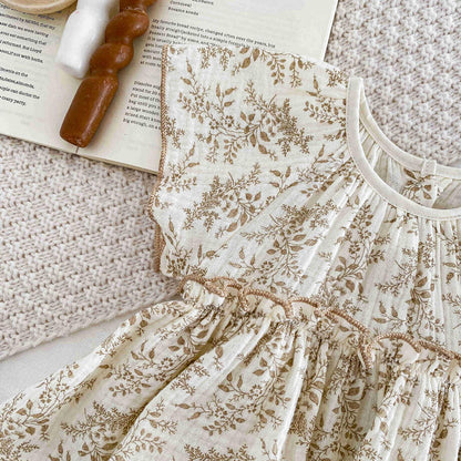 Enterizo Vintage Floral – Dulzura natural para tu bebé