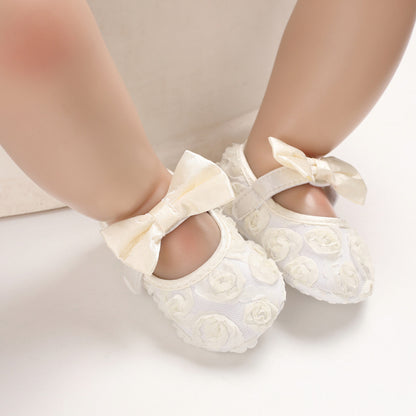 Zapatos para Bebé – Rosa de Encaje