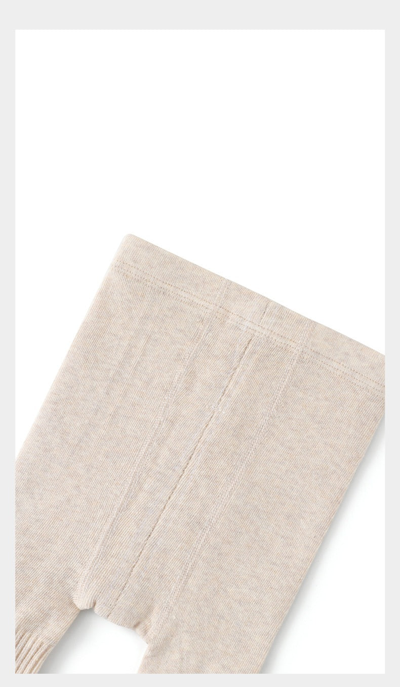 Pantymedia Beige con Lazo para Bebé Niña Imagen secundaria del producto