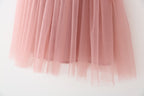 Vestido Rosado de Tul – Modelo Rosa Vintage