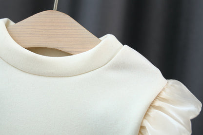 Vestido Burdeos Elegante con Lazo Perlado