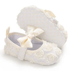 Zapatos para Bebé – Rosa de Encaje