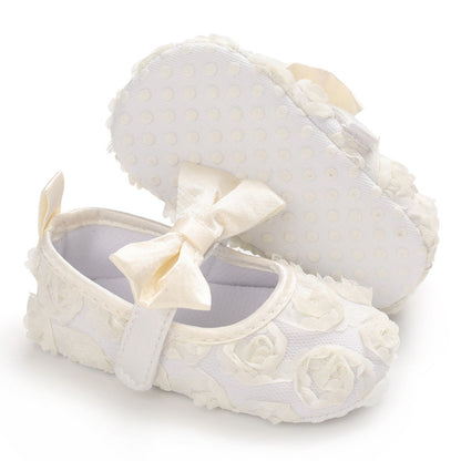 Zapatos para Bebé – Rosa de Encaje