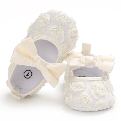 Zapatos para Bebé – Rosa de Encaje