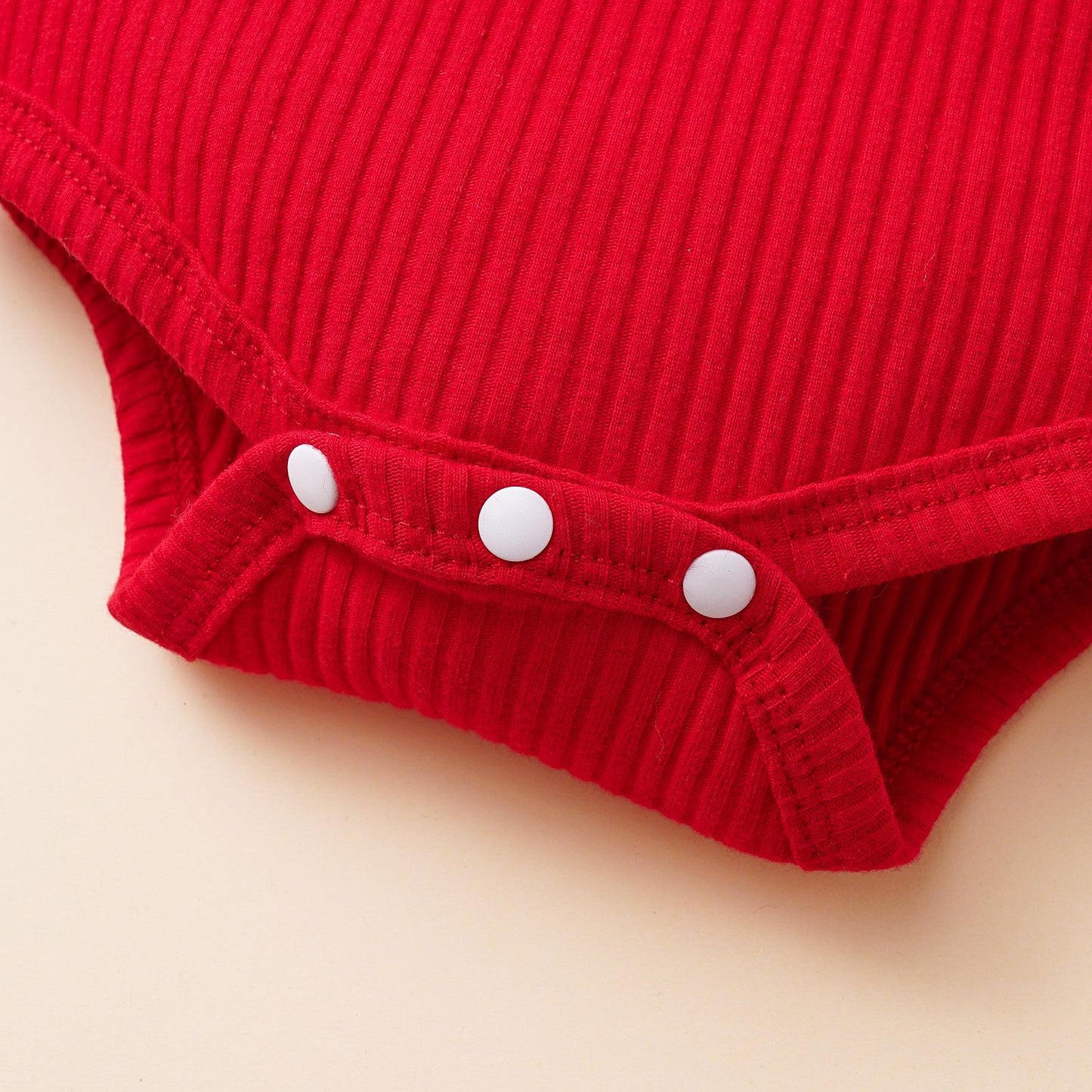 Conjunto Rojo para Bebé Niña – Body, Falda y Vincha