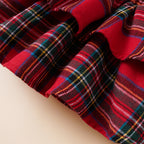 Conjunto Rojo para Bebé Niña – Body, Falda y Vincha