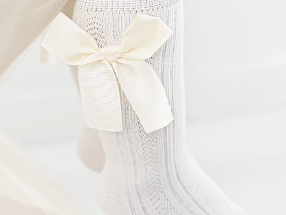 Medias con Lazos y Encajes - BabyYuval