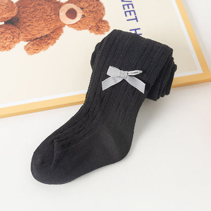 Colección “Moño Clásico” – Pantimedias Tejidas