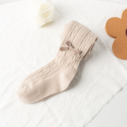 Colección “Moño Clásico” – Pantimedias Tejidas