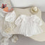 Vestido Body Blanco para Bebé Niña con Bordado Floral | Bautizo y Ocasiones Especiales