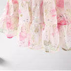 Vestido Mariposa Floral Rosa – Edición Encantada