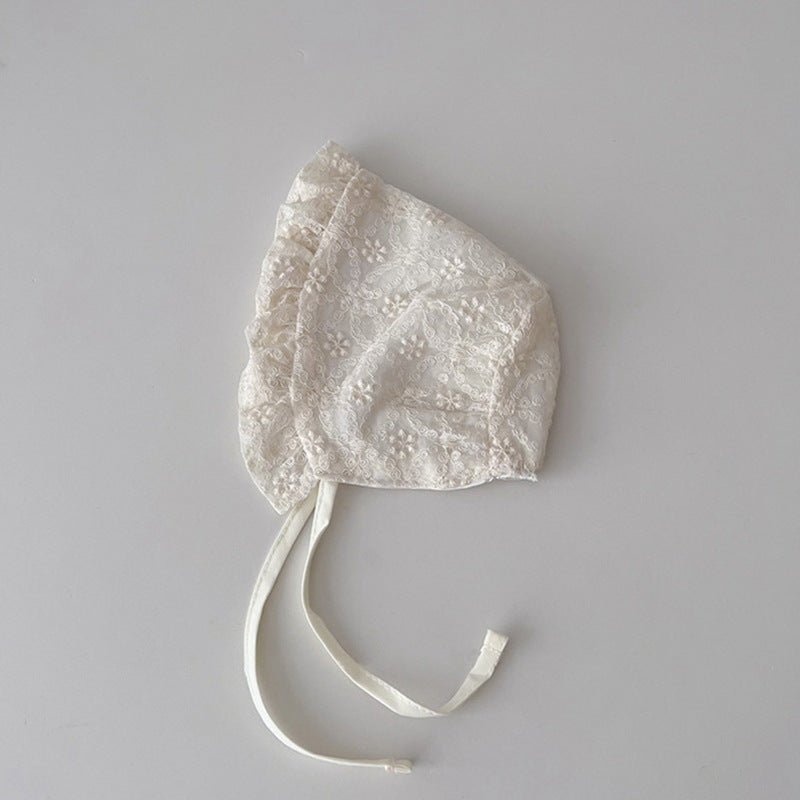 Gorro Bordada Vintage – Toque Final Perfecto | Gorros de bautizo | Ropa de bebé y niña | El Closet de Emma