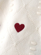 Conjunto Sweater Corazones con Falda Tul – Rojo Amor