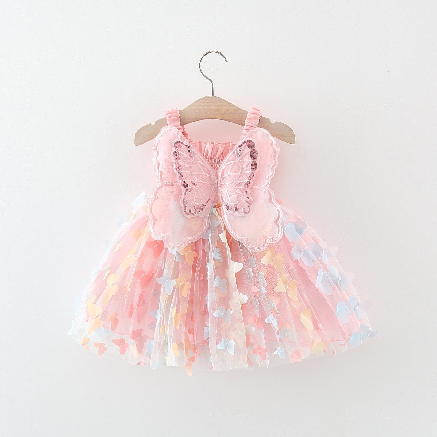 Vestido de Tul con Apliques de Mariposas y Alas – Modelo Butterfly Dreams