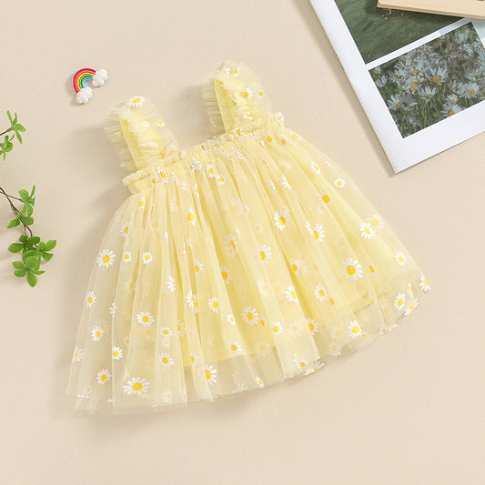 Vestido de margaritas amarillo