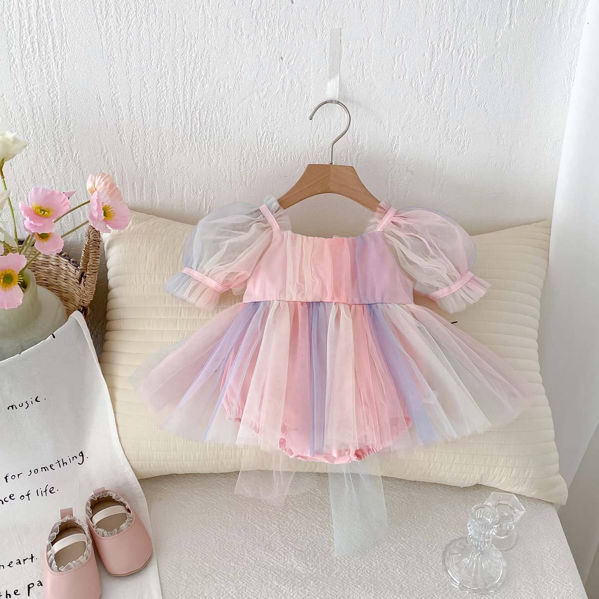 Body Vestido de Tul Multicolor – Modelo Fairy Bloom