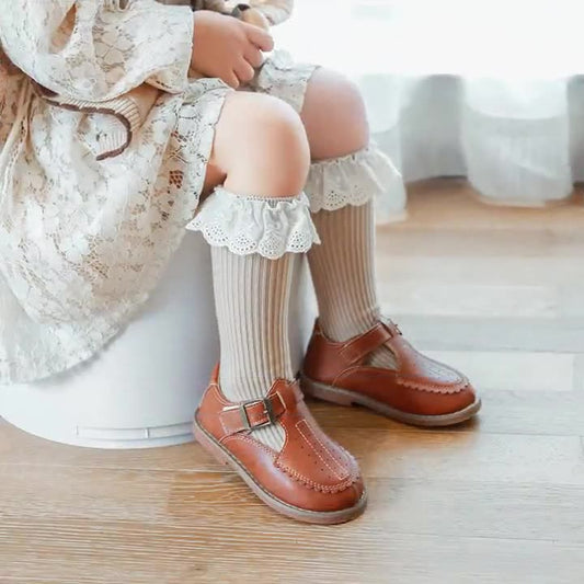 Medias Elegantes con Encaje Floral