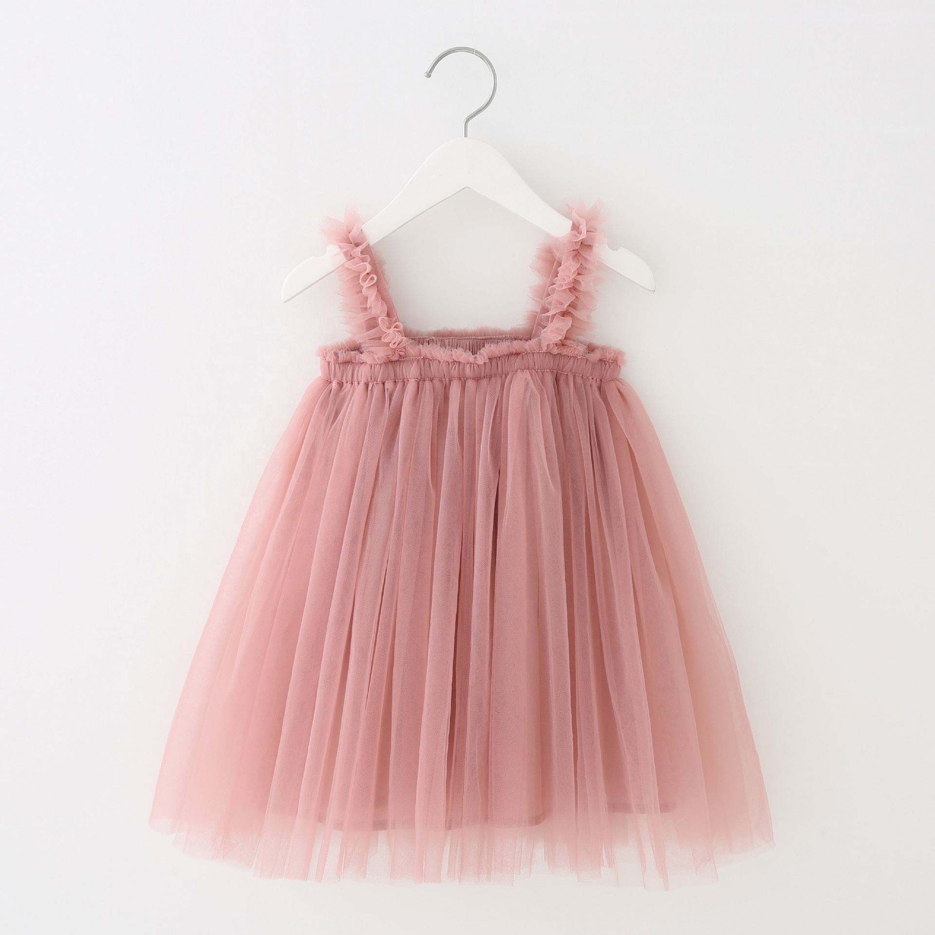 Vestido Rosado de Tul – Modelo Rosa Vintage Imagen secundaria del producto
