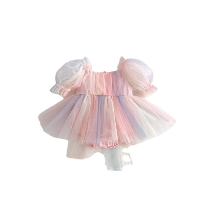 Body Vestido de Tul Multicolor – Modelo Fairy Bloom