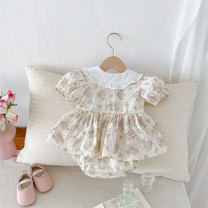 Body Floral con Cuello Blanco – Modelo Garden Bloom