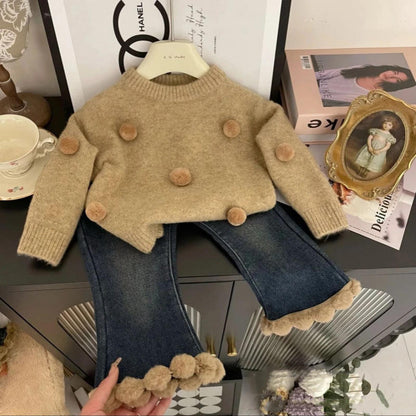 Conjunto para Niña – Pompones Chic