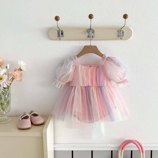 Body Vestido de Tul Multicolor – Modelo Fairy Bloom