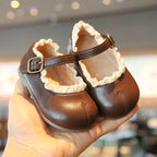 Zapatos Marrones con Encaje – Colección Clásica Vintage