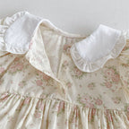 Body Floral con Cuello Blanco – Modelo Garden Bloom