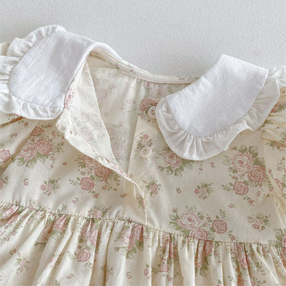 Body Floral con Cuello Blanco – Modelo Garden Bloom