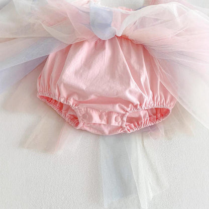 Body Vestido de Tul Multicolor – Modelo Fairy Bloom