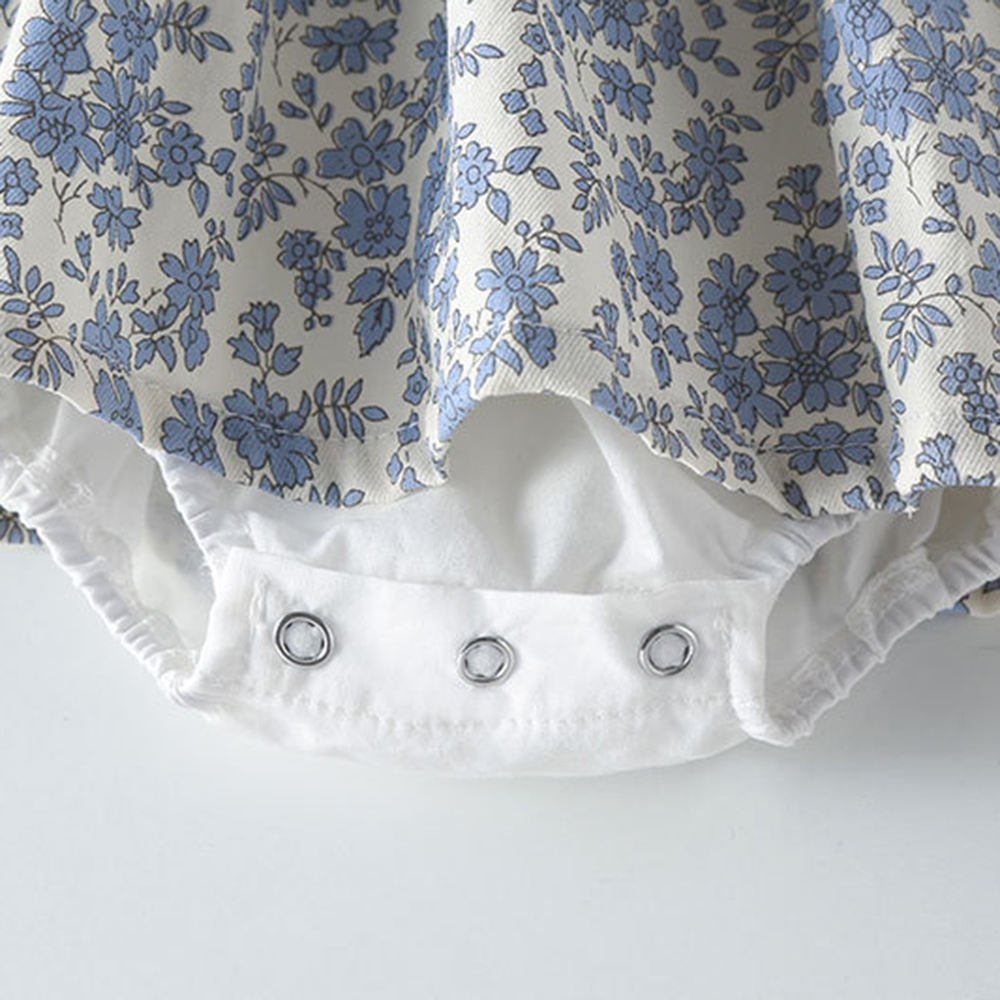 Conjunto Vintage Floral – Elegancia atemporal para tu bebé