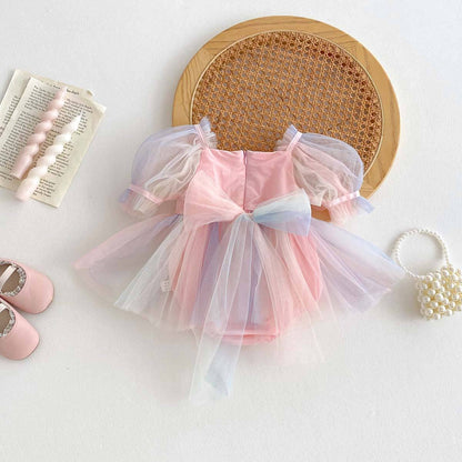 Body Vestido de Tul Multicolor – Modelo Fairy Bloom