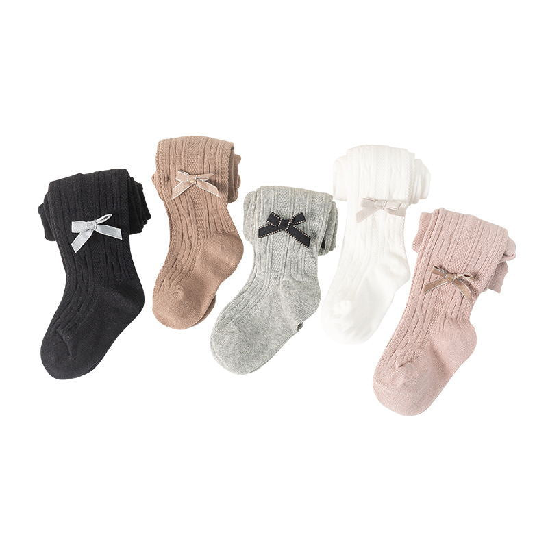 Colección “Moño Clásico” – Pantimedias Tejidas