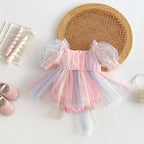 Body Vestido de Tul Multicolor – Modelo Fairy Bloom