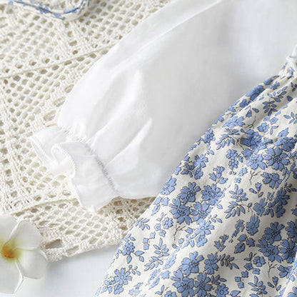 Conjunto Vintage Floral – Elegancia atemporal para tu bebé